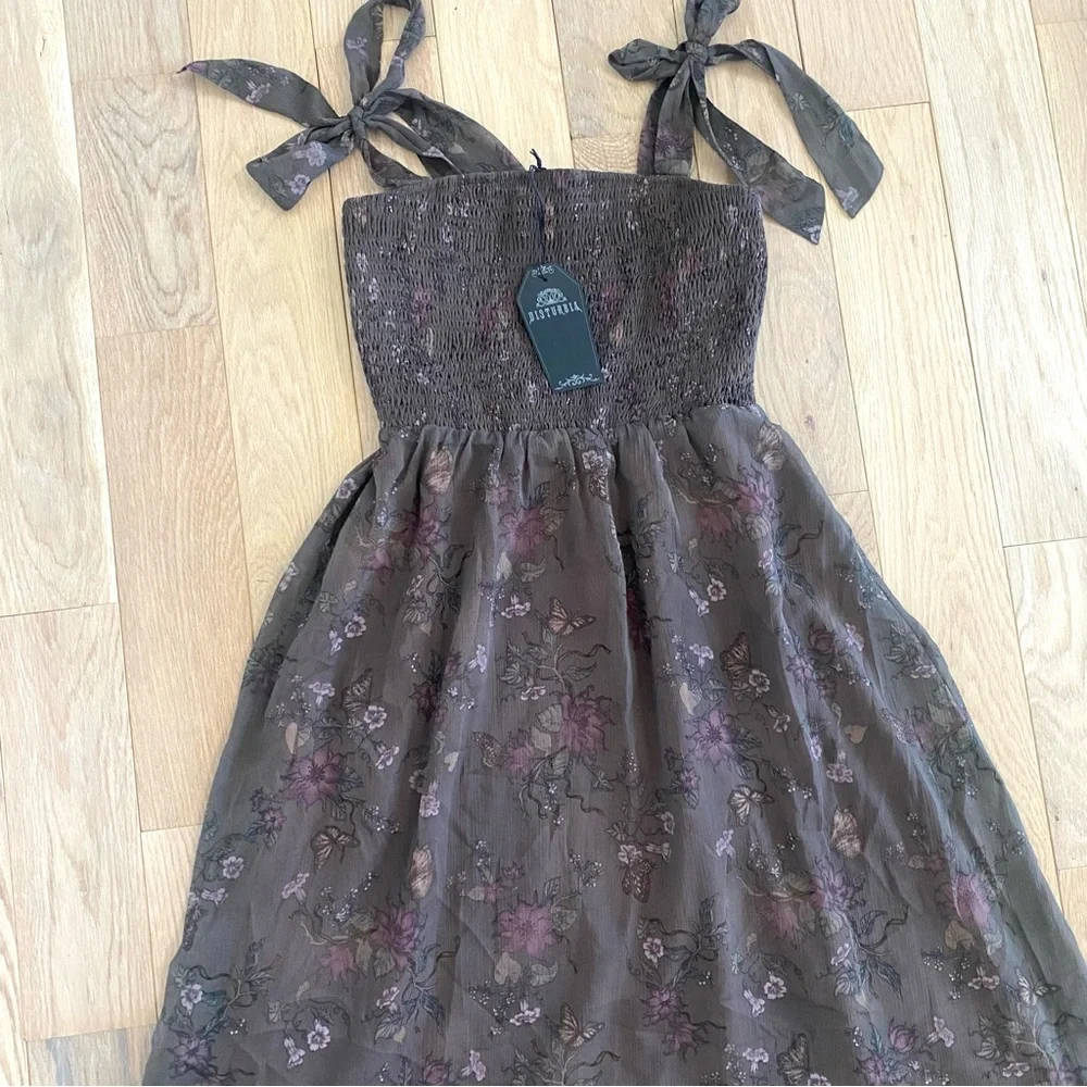 Disturbia Arnora Tiered Shirred Bodice Maxi Dress - Picture 4 of 12